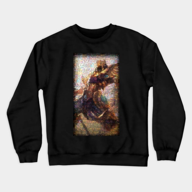 Azir Mosaic Portrait 1 Crewneck Sweatshirt by nowtfancy